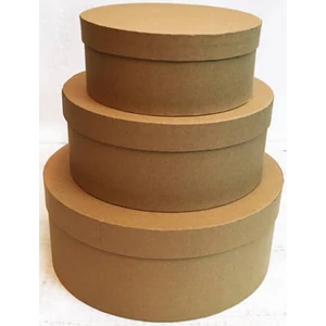 Papírdoboz szett 3 db-os 20x8cm, 25x10cm, 30x12cm