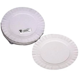 Papírtányélr kerek desszertes 19cm 50db fehér