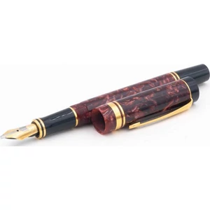 Parker Duofold töltőtoll S0767380 márvány bordó/fekete erezet FP PEARL