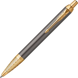 Parker Royal IM golyóstoll Premium Pioneer Arrow szürke cizellállt 2200954 arany klipsz