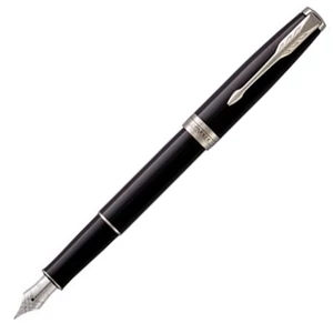 Parker Sonnet töltőtoll Fekete Ezüst klipsz,Sonnet Royal