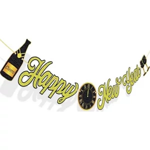 Party banner szilveszteri Happy New Year