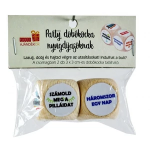 Party dobókocka 2db nyugdíjasoknak 