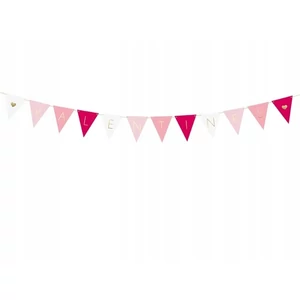 Party banner 210cm Valentine feliratú dekorációs kellék Valentin napra