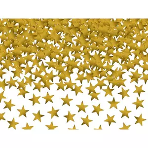 Party dekor konfetti csillag alakú, arany, 1cm 30gr