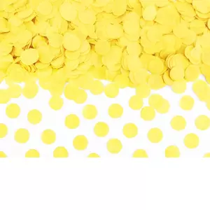 Party dekor konfetti 15g, sárga