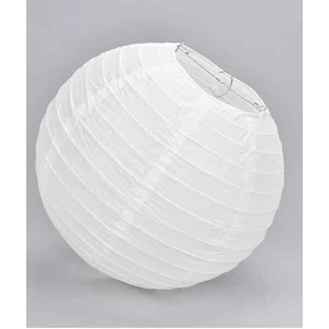 Party dekor lampion gömb fehér 25cm