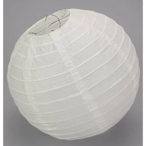 Party dekor lampion gömb papír, csipkés 20cm