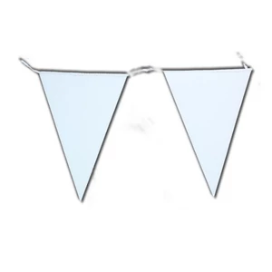 Party banner fehér, 2,5m