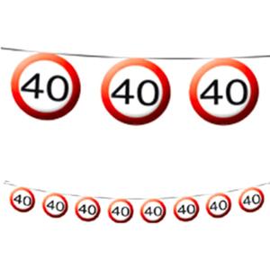 Party banner sebességkorlátozó 40-es számos 12mm-es