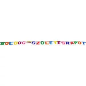 Party banner szülinapra Boldog Szülinapot felirat