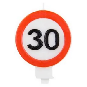Party gyertya számos 30 Sebességkorlátozó -30- szám gyertya Szülinapi Parti gyertya-tortadísz