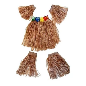 Party kiegészítő Hawaii/bennszülött szett, 3 részes