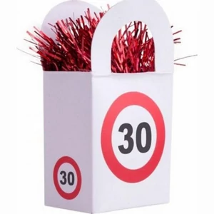 Party Lufi súly Behajtani tilos sebességkorlátozó 30 év 