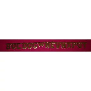 Party banner fényes, Boldog Névnapot