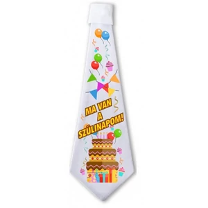 Party nyakkendő kiegészítő Születésnapi nyakkendő, Ma van a Születésnapom!