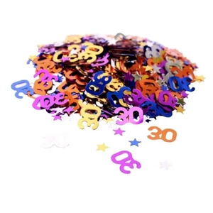 Party konfetti 30-as metál multicolor 14gr/csomag