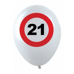 Party Lufi évszámos 21 Behajtani tilos, sebességkorlátozó