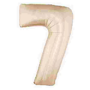 Party Lufi fólia 40"-102cm Rosegold, 7-es Fólia Léggömb+hélium