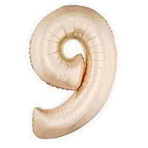 Party Lufi fólia 40"-102cm Rosegold, 9-es Fólia Léggömb+hélium