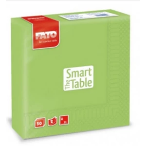 Party szalvéta 33x33cm FATO Smart Table 50db/csom, 2 rétegű almazöld 