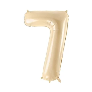 Partylufi fólia 72cm 7-es szám, bézs