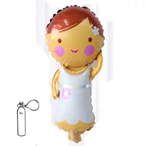 Partylufi fólia 90cm Menyasszony óriás