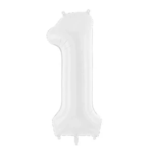 Party Lufi fólia 86cm 1.szám, fehér színű