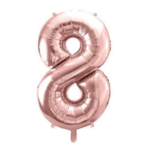Party Lufi fólia 91cm 8-as, rosegold