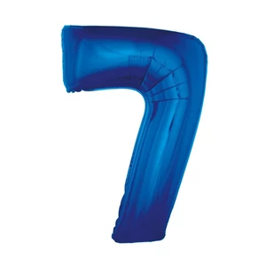 Partylufi fólia 91cm 7-es szám, kék