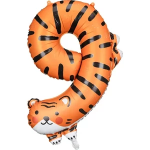 Party Lufi Fólia 9. Szám, Fólia Lufi, Tigris, 90 cm 