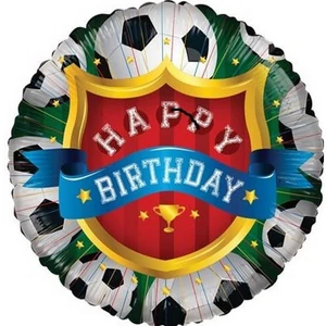 Party lufi fólia focis Happy Birthday 45cm