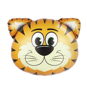 Party lufi fólia nagyforma tigris fej, 54 X 57 cm