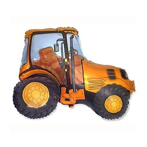 Partylufi fólia narancs traktor +hélium