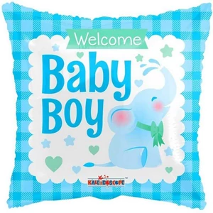 Party lufi fólia Welcome baby boy, 18"