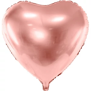 Lufi fólia 61cm szív, rose gold