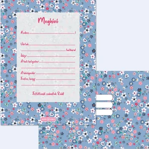 Ars Una party meghívó 24' borítékkal Pearl Blossom blue 50223763 prémium minőség