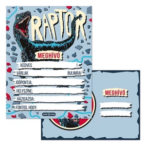 Party meghívó borítékkal Ars Una Raptor (5087) prémium