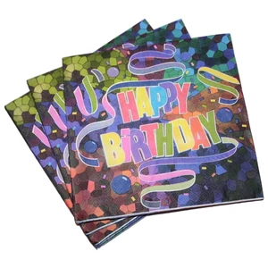 Party szalvéta 33x33cm 20db/csomag, szerpentin mintás