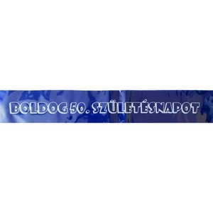 Party vállszalag Boldog 50. szülinapot 2 szín