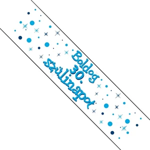 Party vállszalag szülinapra Boldog 30. születésnapot kék vállszalag