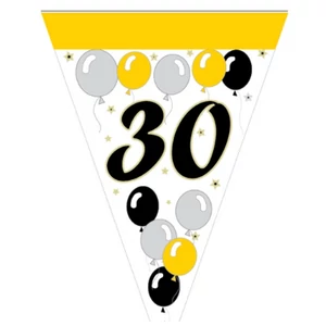 Party banner évszámos "30", lufis 2,5m