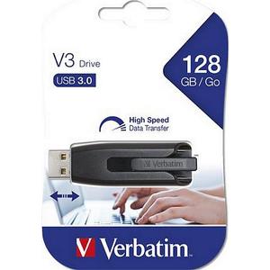 Pendrive 128GB USB 3.0 80/25 MB/sec V3 fekete-szürke VERBATIM