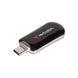 Pendrive 64GB USB-C 3.2 Gen1 VERBATIM Plectra" fekete