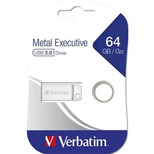 Pendrive 64GB USB 2.0 VERBATIM Exclusive Metal UV64GEM1