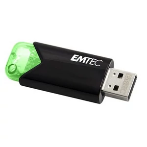 Pendrive 64GB USB 45718 EMTEC B110 Click Easy fekete-zöld