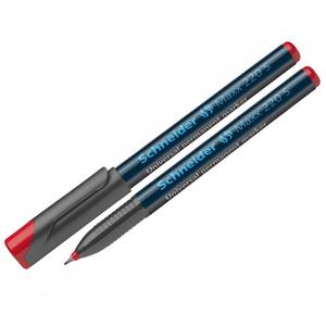Alkoholos marker Schneider Maxx 220 S OHP 0,4mm tűhegyű piros Írószerek SCHNEIDER 112402
