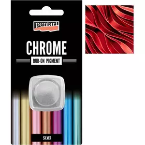 Pigmentpor 0,5g Rub-on pigment chrome effect rubint