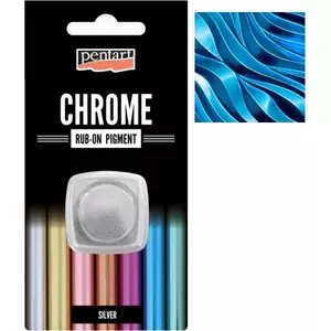 Pigmentpor 0,5g Rub-on pigment chrome effect királykék