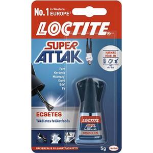 Pillanatragasztó 5g Henkel Loctite Super Attak ecsetes HENKEL 1178774